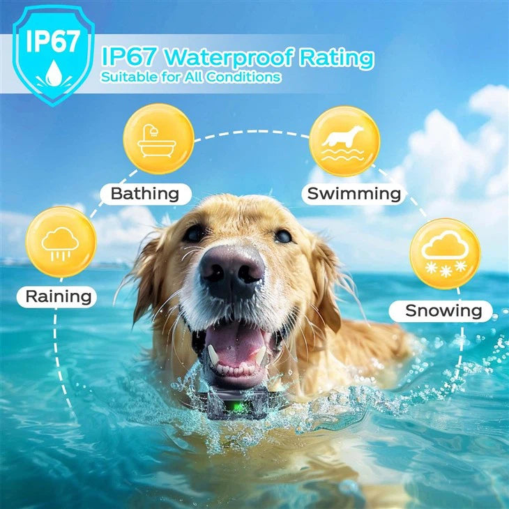 Popular Dog Anti Barking Collar 4265 FT Control Range Turbo Boost Keypad Lock Sustainable Material PC