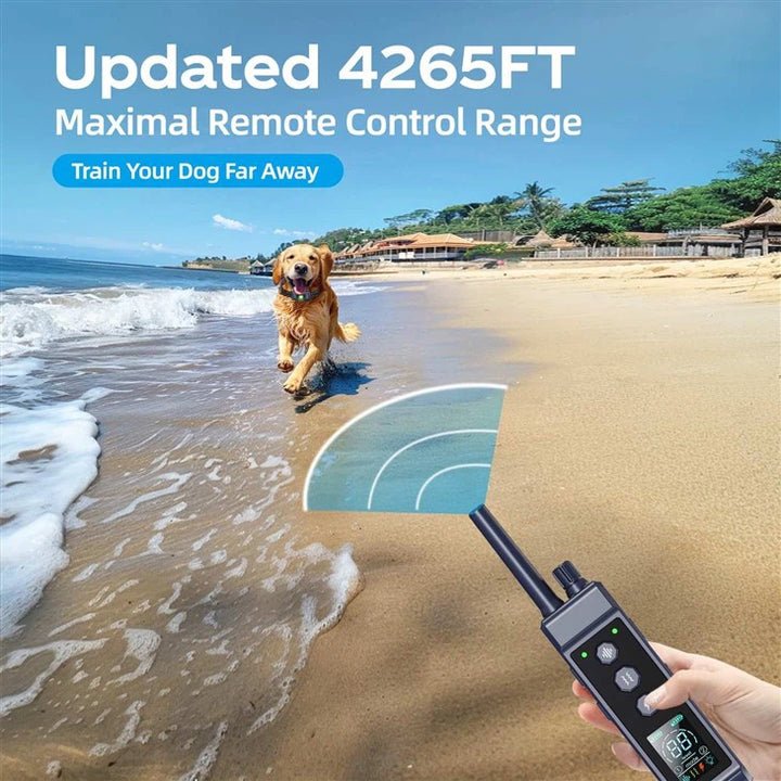 Popular Dog Anti Barking Collar 4265 FT Control Range Turbo Boost Keypad Lock Sustainable Material PC
