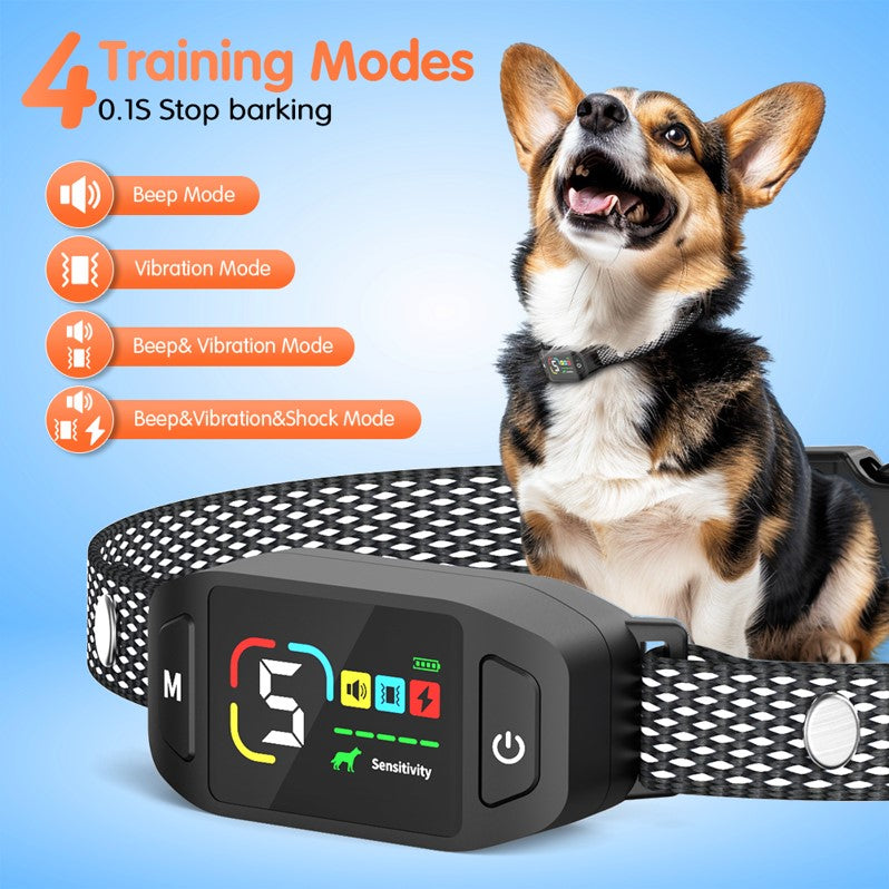 Color Screen Bark Collar