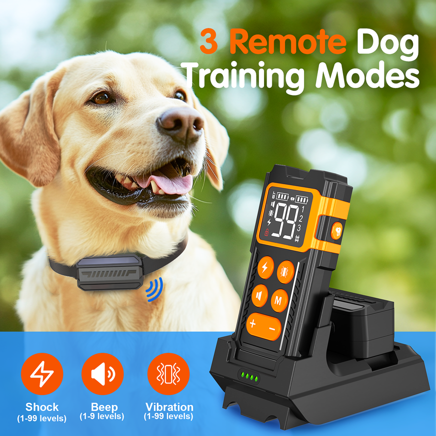 2 in 1 Wireless Dog Fence & Dog Training Device