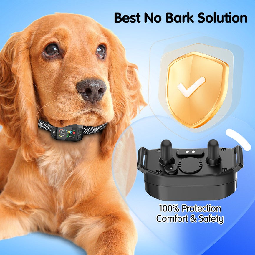 Color Screen Bark Collar