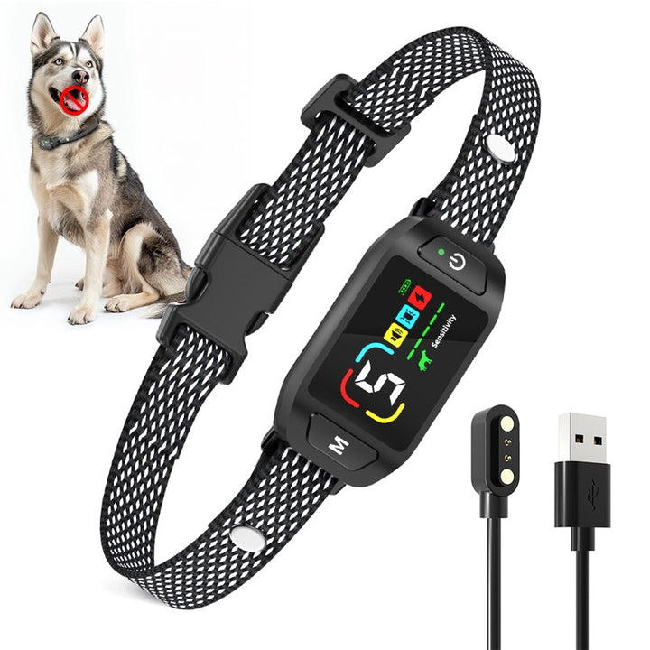 Color Screen Bark Collar